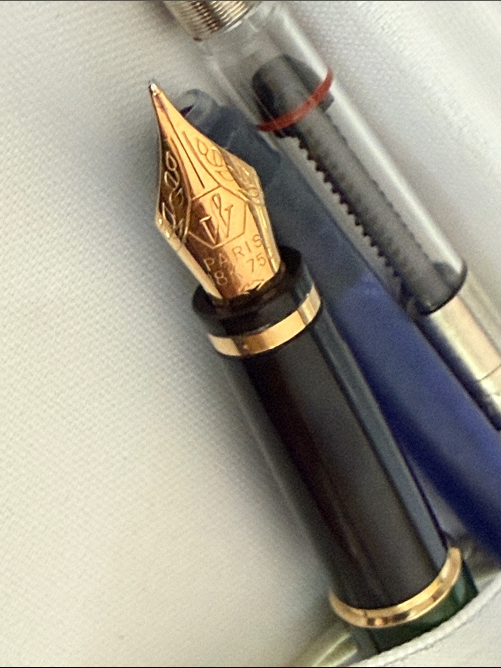 Waterman never inked vintage Green and Gold Fountain Pen - Picture 2 of 3